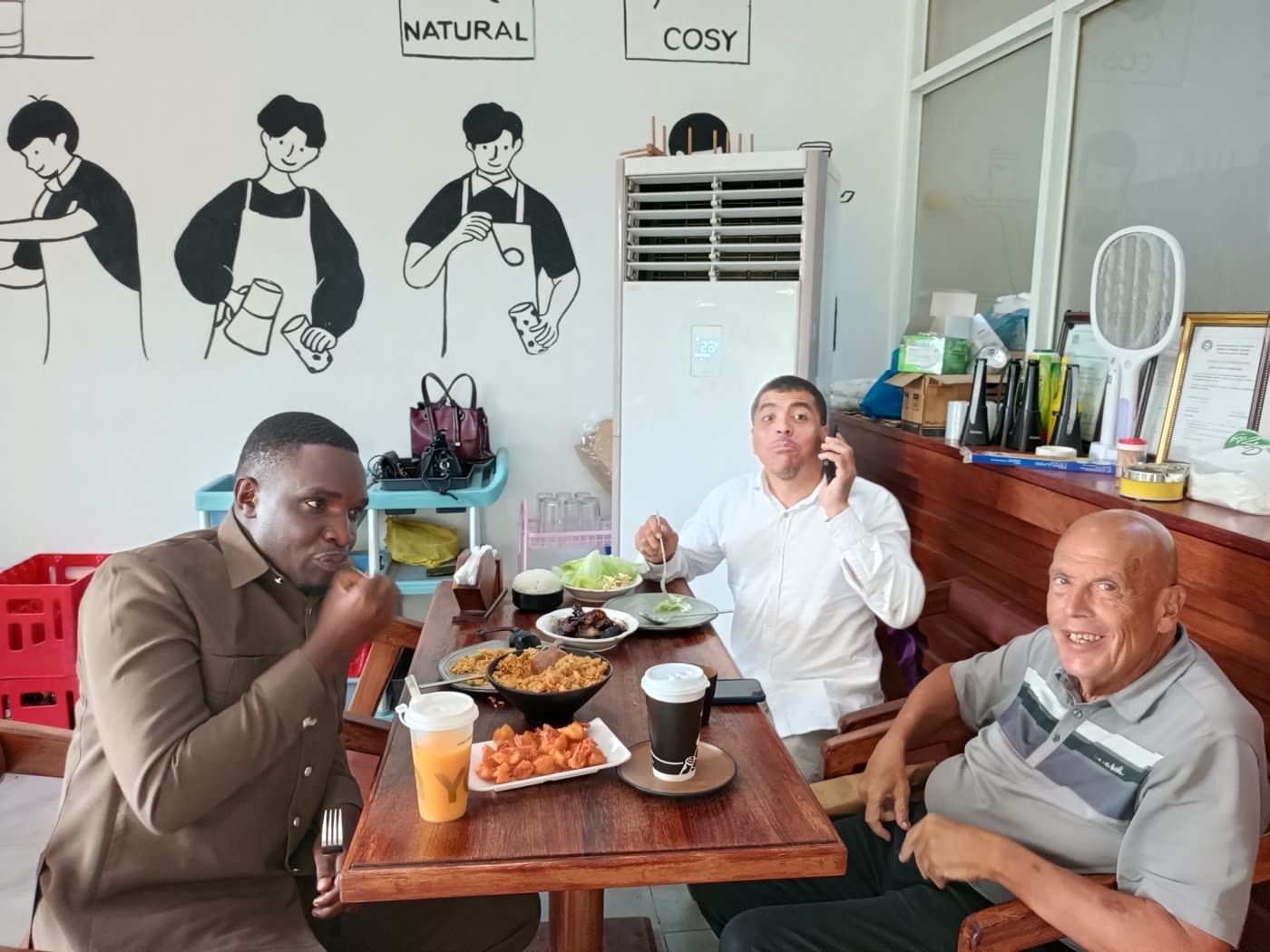 Meeting with investors