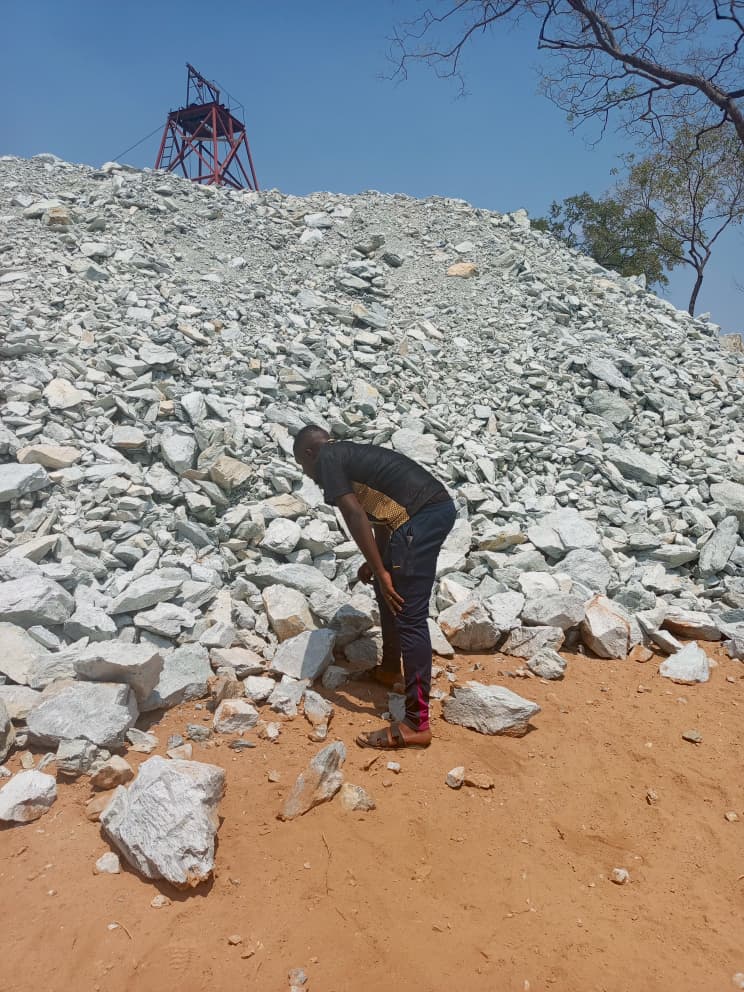 Ore stockpile inspection